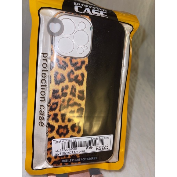 Colorblock Leopard Print iPhone 12 Pro Max Case 🖤 - Picture 13 of 17